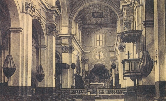 Brindisi. L'interno del Duomo nell'800